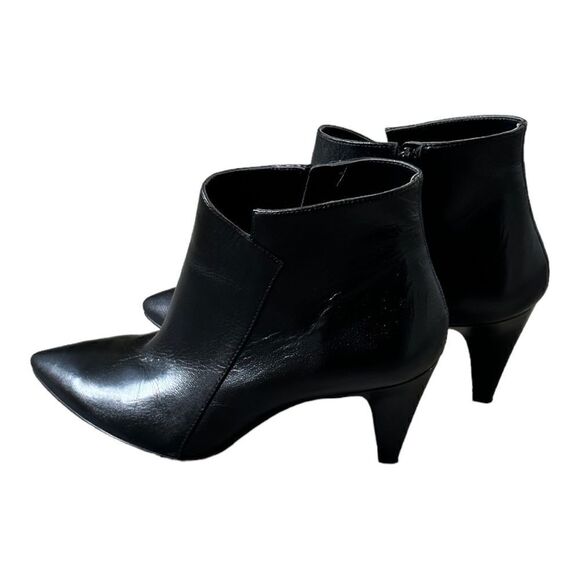 Nine West Women’s Jetlag Booties in the Size 9.5M in Black Leather - Picture 11 of 13